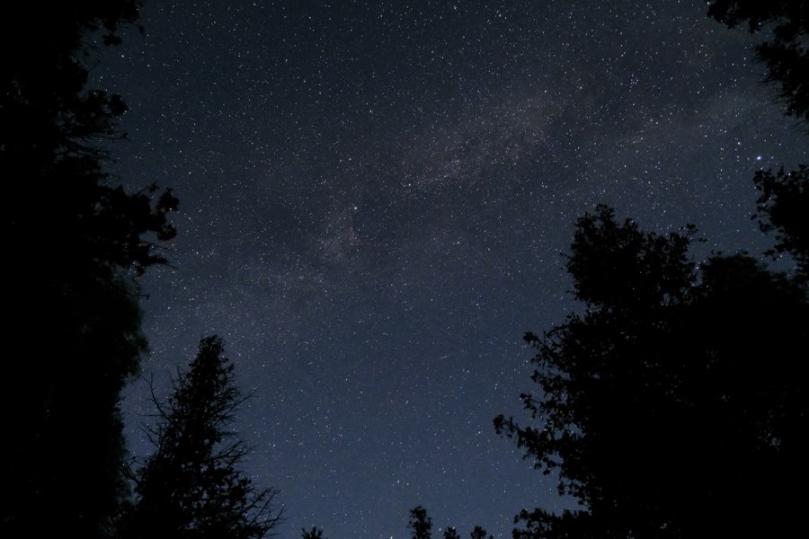 The Milky Way photographed at Algonquin, Ontario